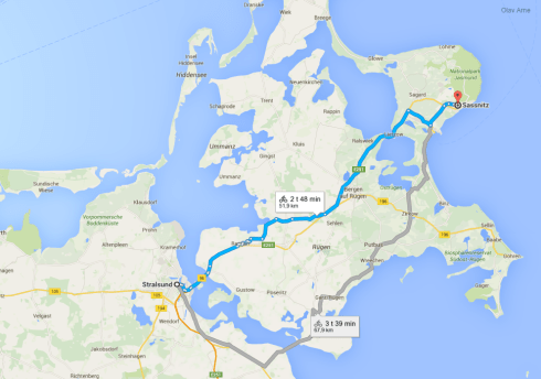 Sykkel-stralsund-Sassnitz